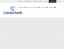 Tablet Screenshot of consortech.com